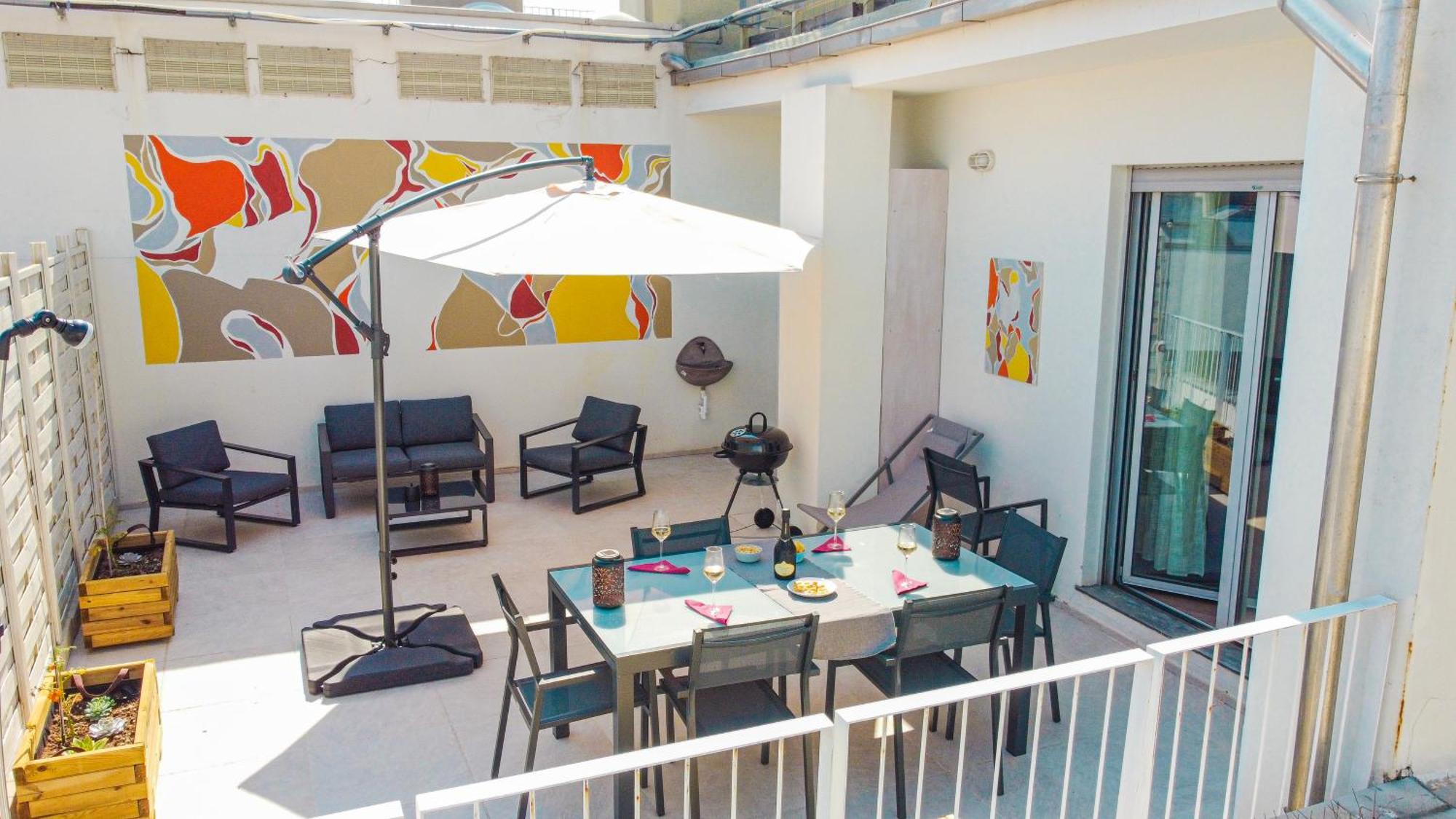 Ferienwohnung Attico Luxury Con Parcheggio E Terrazza Vista Mozzafiato Genua Zimmer foto